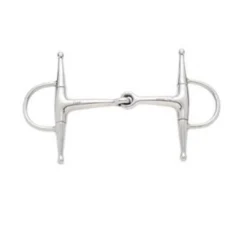 Weatherbeeta Korsteel Stainless Steel Jointed Short Full Cheek Snaffle Bit