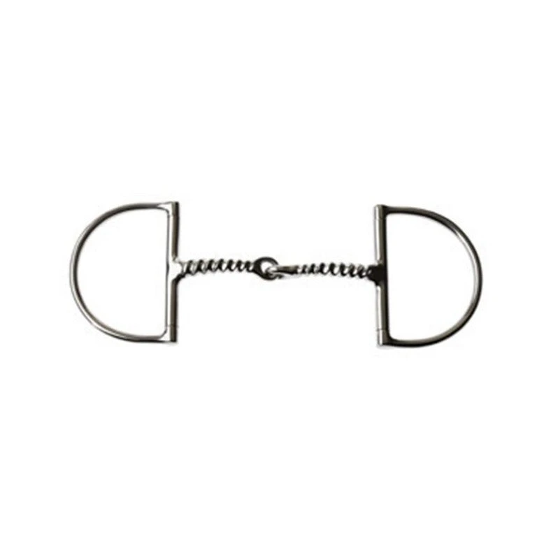 Weatherbeeta Korsteel Stainless Steel Corkscrew Dee Ring Snaffle Bit 1 Weatherbeeta Korsteel Stainless Steel Corkscrew Dee Ring Snaffle Bit