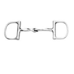 Weatherbeeta Korsteel Stainless Steel Slow Twist Dee Snaffle Bit