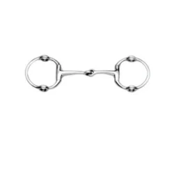 Weatherbeeta Korsteel Stainless Steel Jointed Eggbutt Gag Bit