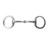 Weatherbeeta Korsteel Stainless Steel Medium Weight Solid Mouth Eggbutt Snaffle Bit