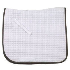 Ovation Pro Square Quilt Dressage Pad -Weatherbeeta Store white charcoal 64514.1590172772.1280.1280